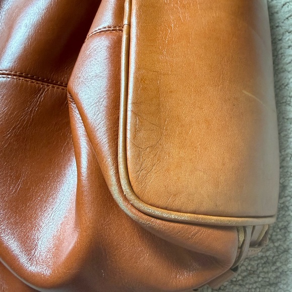 Etienne Aigner Tan Woven Leather Bag - Picture 4 of 4